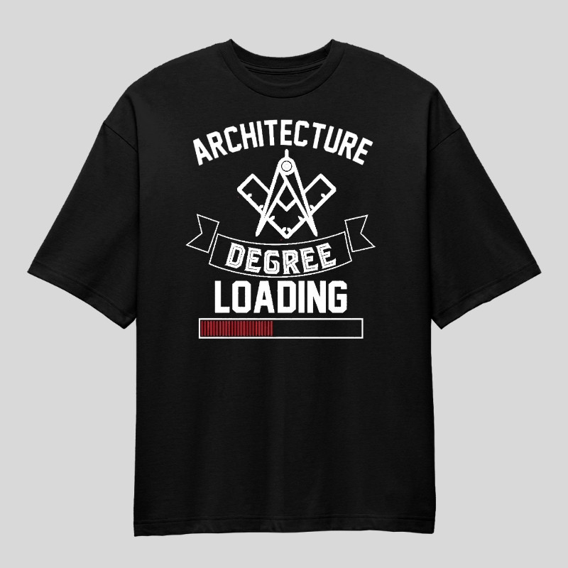 Architecture Degree Loading Oversized T-Shirt